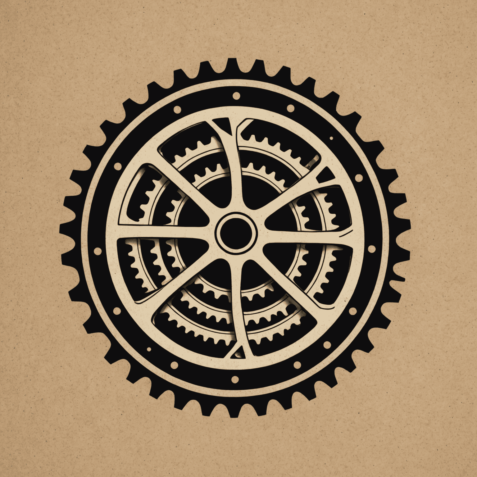 HackWorkTakeover logo featuring a stylized bicycle gear